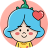 설레는 사랑스러운 레몬색 미어캣